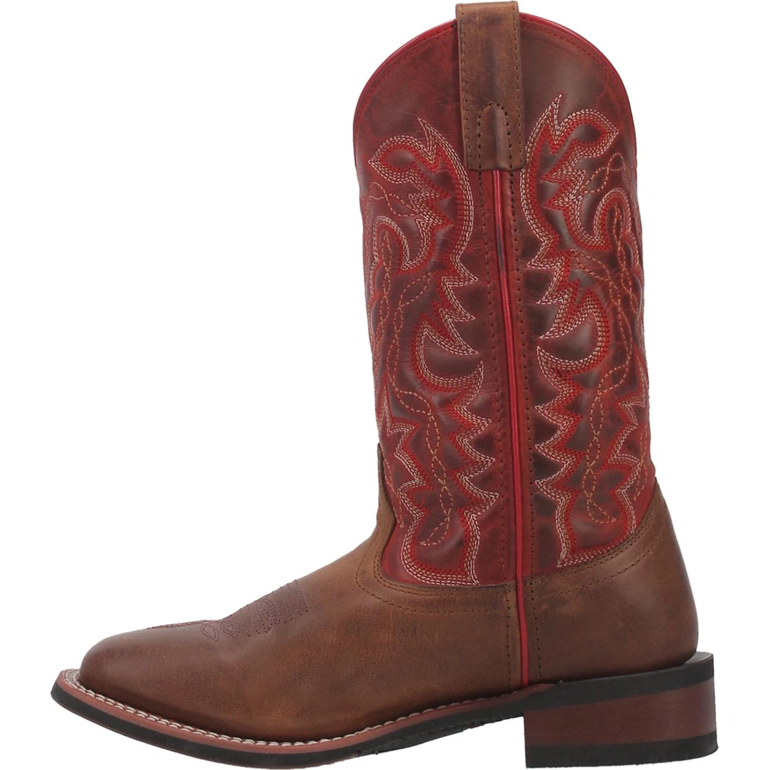 Laredo Tan And Red Darla Boots 2 Laredo Tan And Red Darla Boots - Image 2
