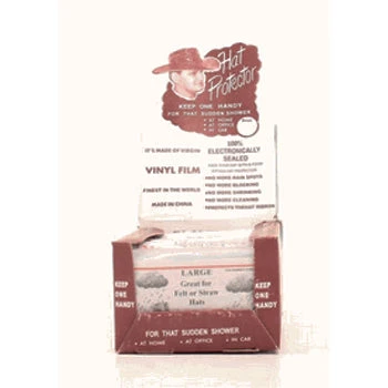 Clear Vinyl Film Hat Cover -Western Jeans Store 01080