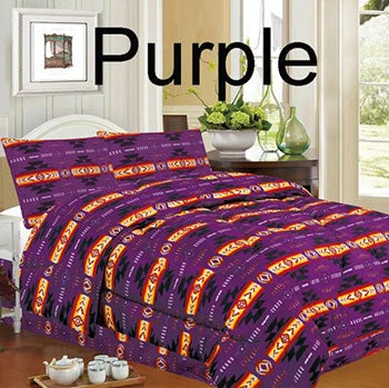 Purple South West Comforter Set 1 Purple South West Comforter Set