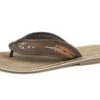 Women's Brown Painted Arrow Sandal