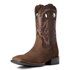 Ariat Men's Sport Buck Out Boots -Western Jeans Store 10038502 3 4 front