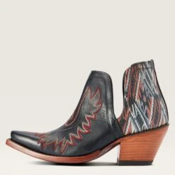 Ariat Black And Red Chimayo Dixon Boots -Western Jeans Store 10042580 side warm