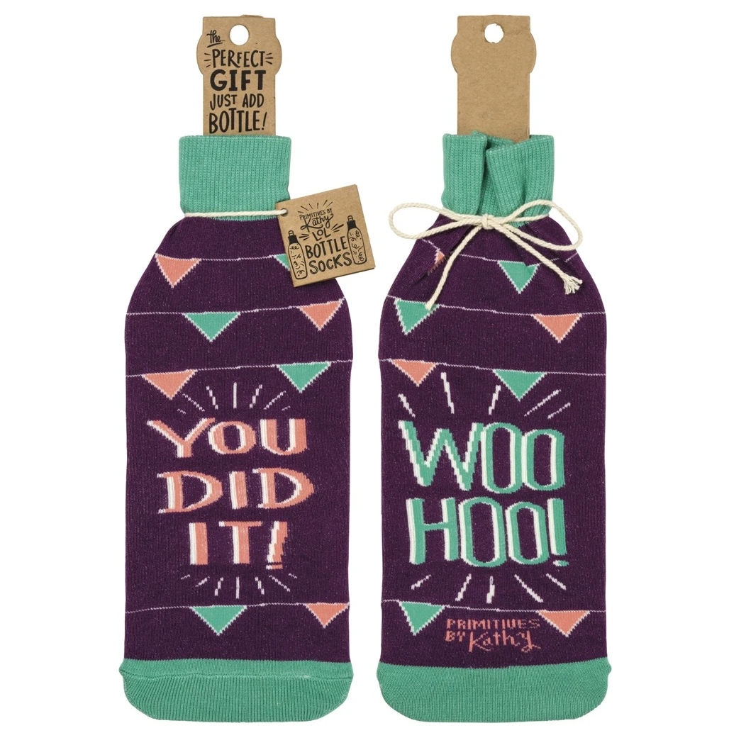 "You Did It" Bottle Sock 1 "You Did It" Bottle Sock