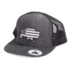 Dirt Road Black/Grey USA Buffalo Cap