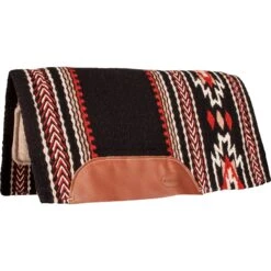 Mustang Red & Black Temecula W/ Wool Felt Pad