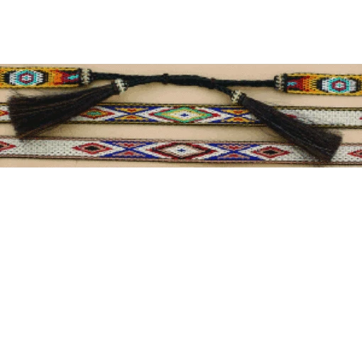 Aztec Tapestry Hat Bands -Western Jeans Store 12 Genuine Horsehair Tapestry Hatband prod 53055 l 0229599