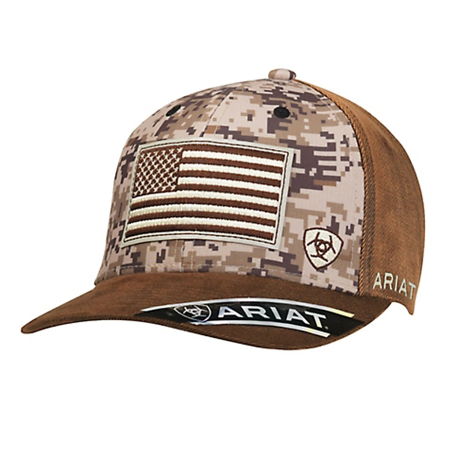 Ariat Men's Camo Flag Hat 1 Ariat Men's Camo Flag Hat