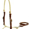 Showman Rope Tie Down With Leather Cheeks