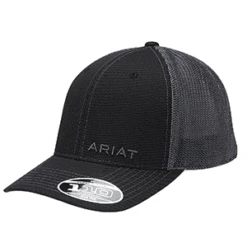 Ariat Black And Gray Cap