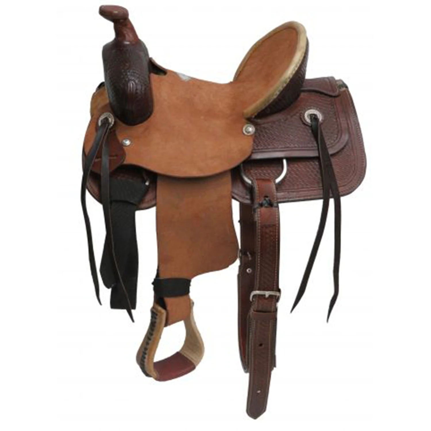 Double T Youth Buffalo Roper Saddle 1 Double T Youth Buffalo Roper Saddle
