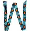 Showman Teal Southwest Nylon Tie Strap