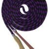Showman Purple And Black Nylon Braided Mecate Reins