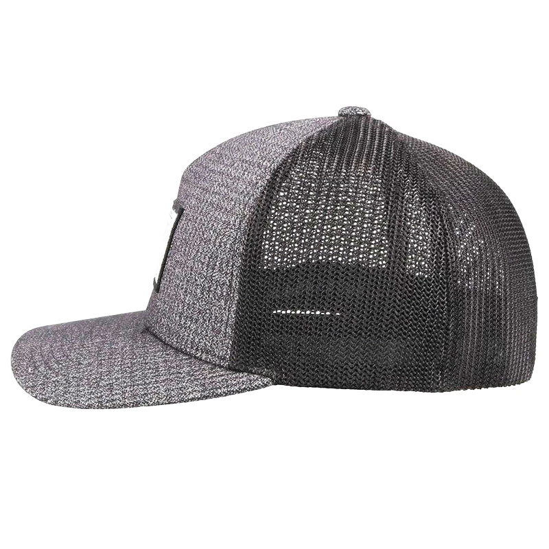 Hooey Black/Grey Pattern "Doc" Cap-Hooey Mercantile Patch 2 Hooey Black/Grey Pattern "Doc" Cap-Hooey Mercantile Patch - Image 2