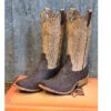 Rios Nicotine Full Quill Ostrich Boots