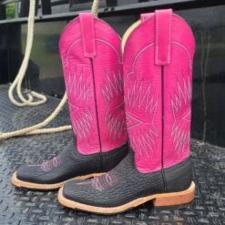 Anderson Bean Black/Pink Oiled Shark Boots 6 Anderson Bean Black/Pink Oiled Shark Boots -Western Jeans Store 20220523 143937