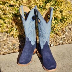 Horse Power Marine Blu Suede Boots