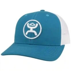 Hooey Mid Profile Turq/White Cap-Hooey O Logo