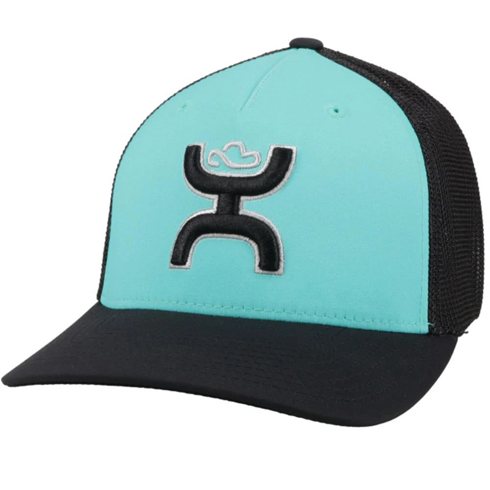 Hooey Youth Turquoise And Black Cap-Black Hooey Up Patch 1 Hooey Youth Turquoise And Black Cap-Black Hooey Up Patch