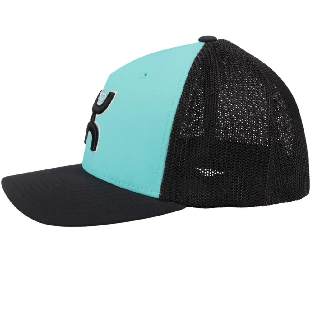 Hooey Youth Turquoise And Black Cap-Black Hooey Up Patch 2 Hooey Youth Turquoise And Black Cap-Black Hooey Up Patch - Image 2
