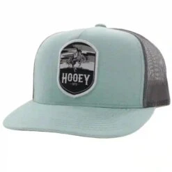 Cheyenne High Profile Teal/Grey Cap-Hooey Cheyenne Patch