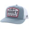 Hooey High Profile Lt. Blue/White Cap-Western Orig. Patch