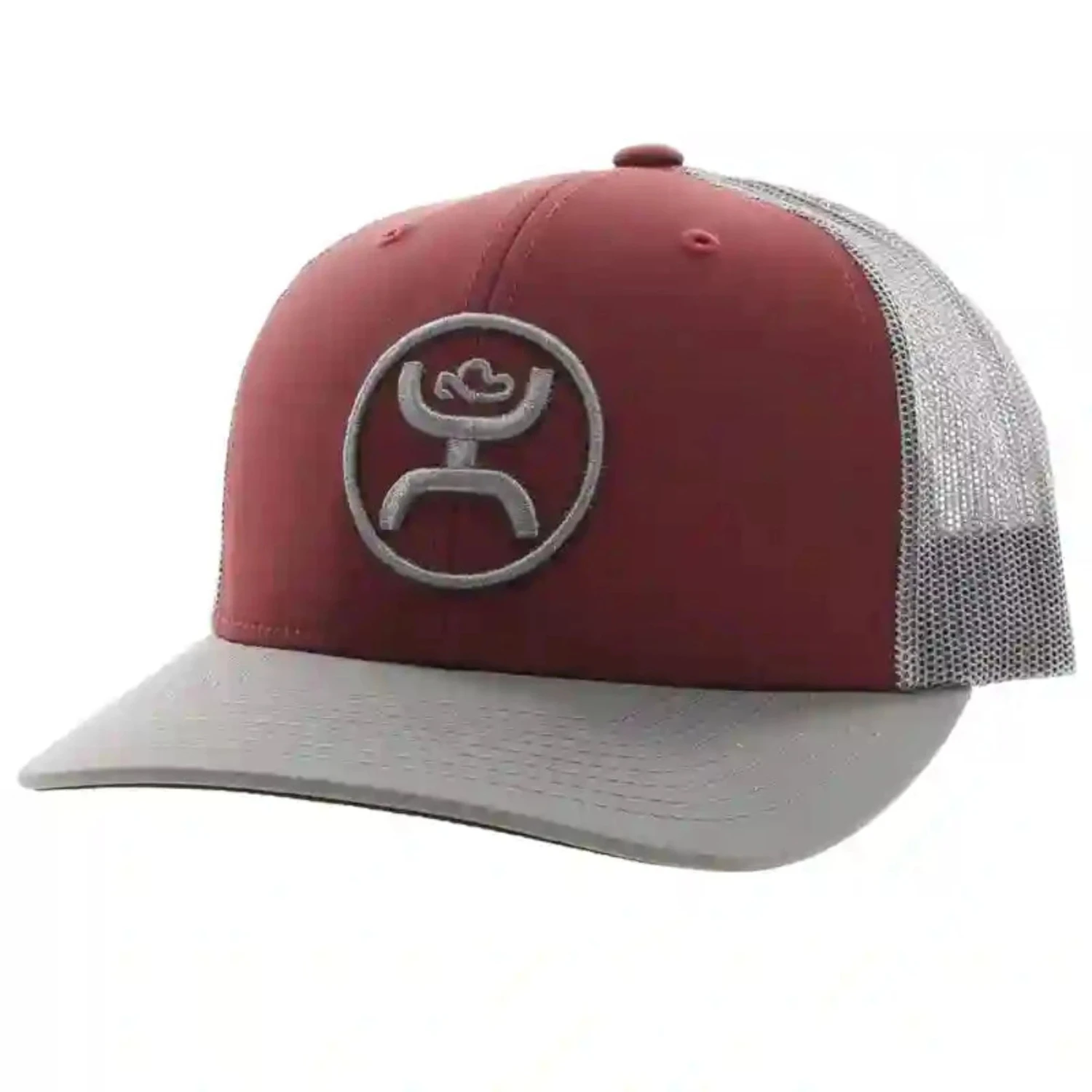 Hooey Mid Profile Maroon/Gry Cap-O Classic Patch 1 Hooey Mid Profile Maroon/Gry Cap-O Classic Patch