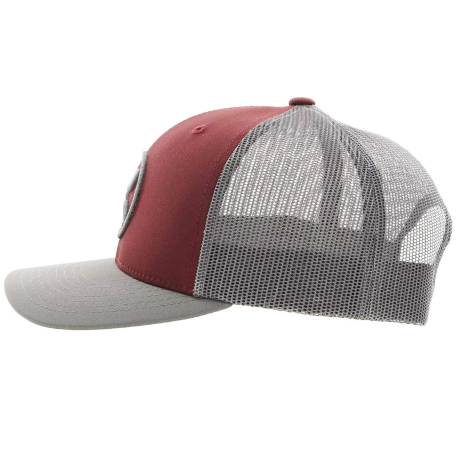 Hooey Mid Profile Maroon/Gry Cap-O Classic Patch 2 Hooey Mid Profile Maroon/Gry Cap-O Classic Patch - Image 2