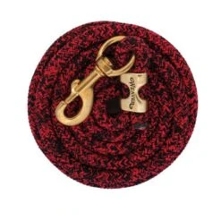 Weaver Leather Weaver Poly 10' Lead Red/Black