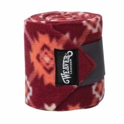 Weaver Leather Weaver Set Of 4 Polo Wraps - Plaid Aztec