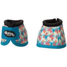 Weaver Leather Flower And Steer Head Medium Bell Boots