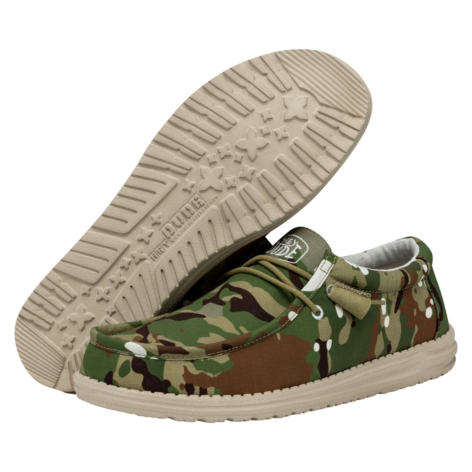 Heydude Hey Dude Men's Wally Ripstop Multi Camo 2 Heydude Hey Dude Men's Wally Ripstop Multi Camo - Image 2
