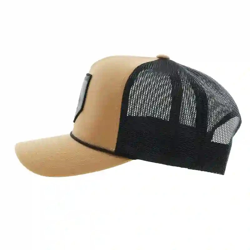 Hooey High Profile Tan/Black Cap-Tibbs Roughy Patch 2 Hooey High Profile Tan/Black Cap-Tibbs Roughy Patch - Image 2