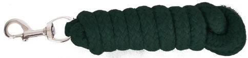 Cotton Lead/Bolt Snap - Green 1 Cotton Lead/Bolt Snap - Green