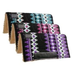 Showman 24X24 Woven/Fleece Pony Pad