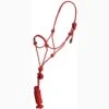 Mustang Red And White Yearling Rope Halter