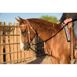 Professional's Choice Al Dunning Tack Black Draw Rope Martingale