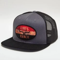 Kimes Ranch American Standard Trucker Cap -Western Jeans Store AmericanStandard charcoalaa
