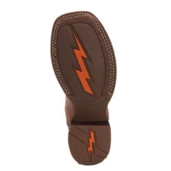 Boy's Distressed Brown And Rust Square Toe Boot -Western Jeans Store BSY1912 3