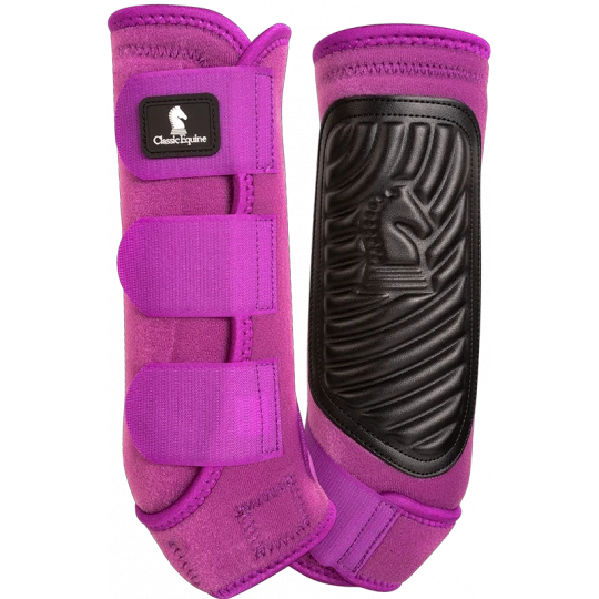 Classic Equine Plum ClassicFit Hind Boots 1 Classic Equine Plum ClassicFit Hind Boots
