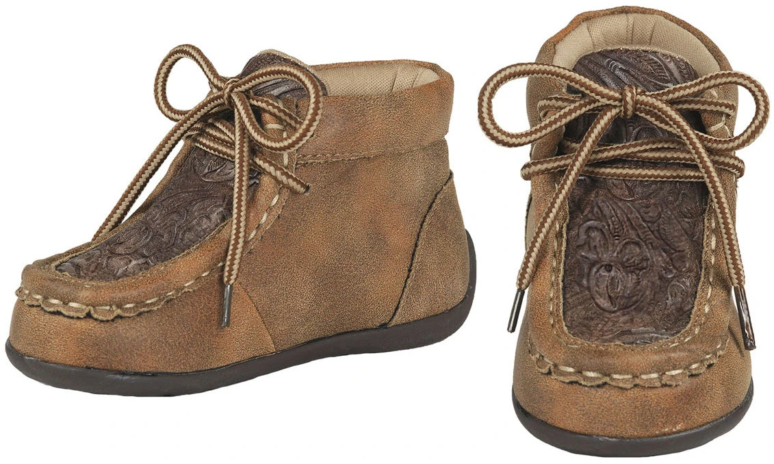 Jed Tan Floral Kid's Casual Shoe 1 Jed Tan Floral Kid's Casual Shoe