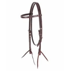 Martin Saddlery 5/8" Double And Stitched Browband Headstall