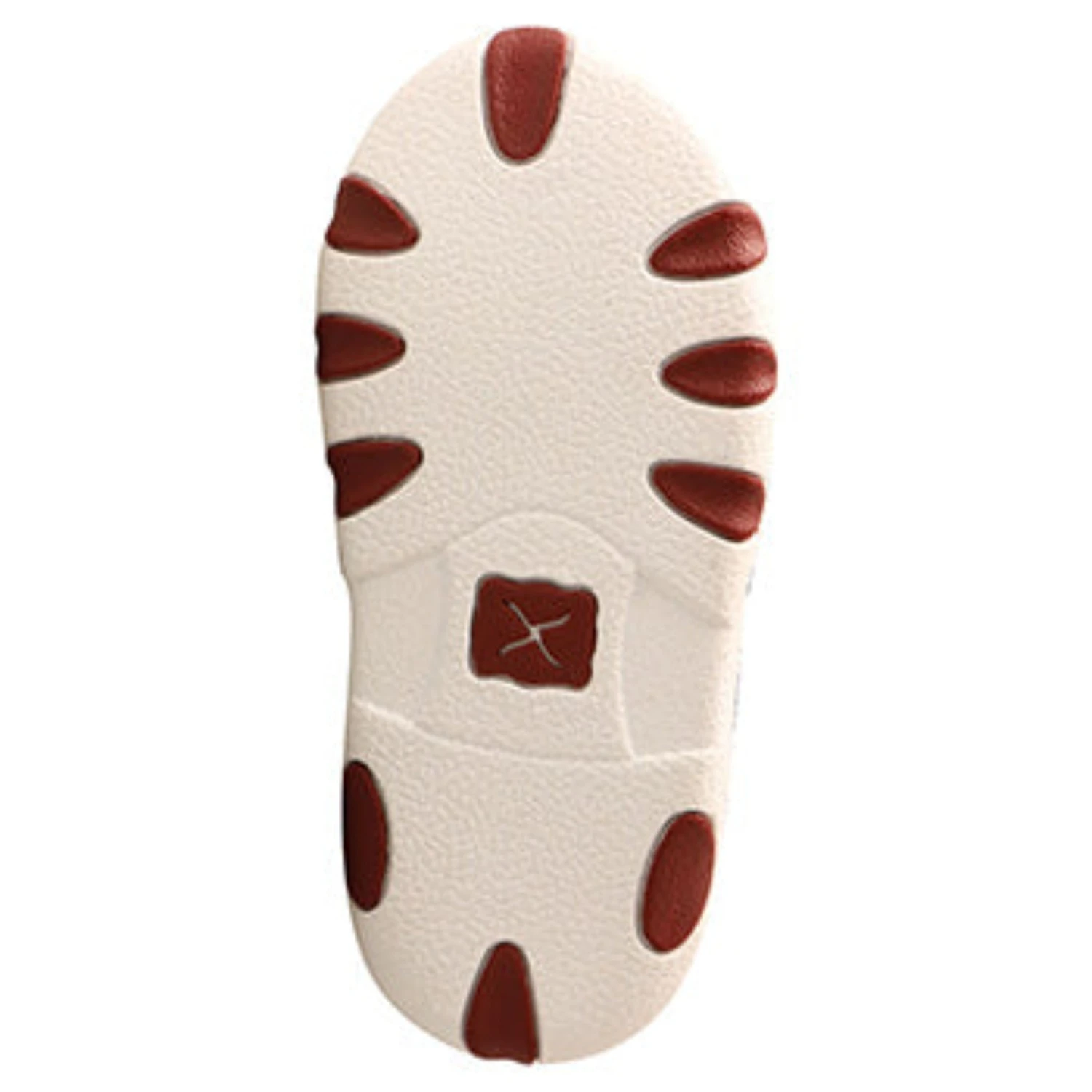 Twisted X Red And Brown Aztec Infant Moccasins 6 Twisted X Red And Brown Aztec Infant Moccasins - Image 6