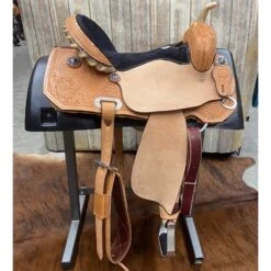 HR Saddlery 15.5 Inch Barrel Saddle -Western Jeans Store IMG 7101
