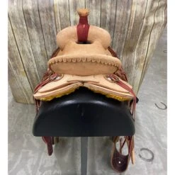 HR Saddlery 15.5 Inch Rig Seat Association Saddle -Western Jeans Store IMG 8543