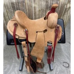 HR Saddlery 15.5 Inch Rig Seat Association Saddle -Western Jeans Store IMG 8544