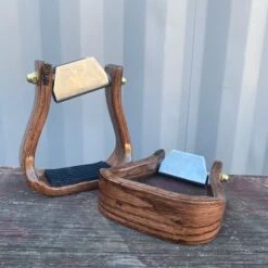 Nettles 2" Cherry Stirrup With Leveler -Western Jeans Store IMG 4607