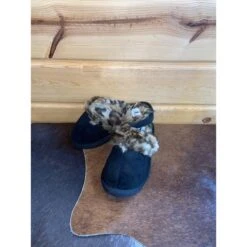 Corkys Black Leopard Snooze Slipper -Western Jeans Store IMG 5457