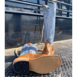 Olathe Boot Vanilla Navajo Bison -Western Jeans Store IMG 6735