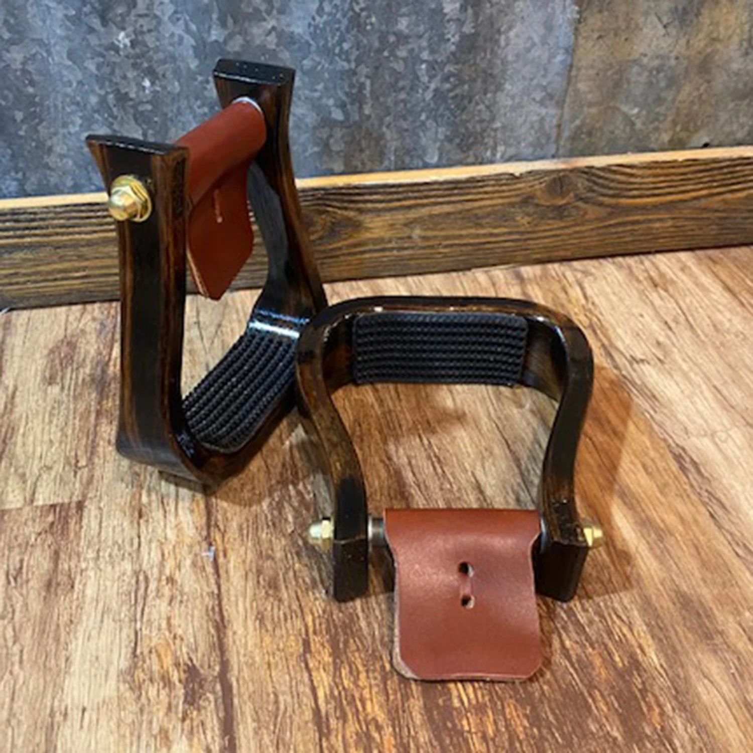 Nettles 2" Triple Finish Barrel Stirrup 1 Nettles 2" Triple Finish Barrel Stirrup