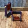 Nettles 2" Distressed Purple Barrel Stirrup